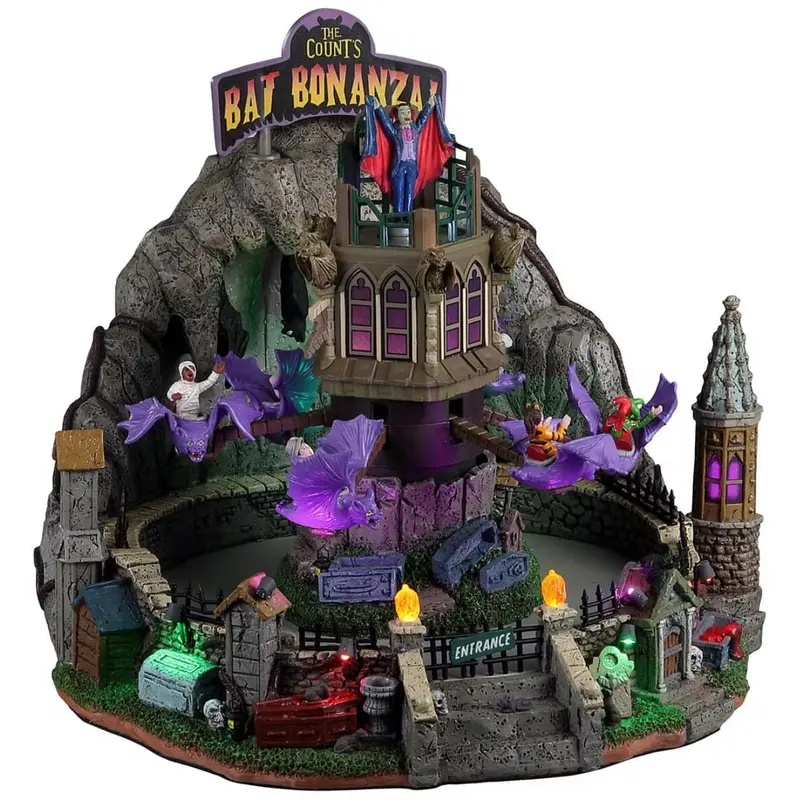 Lemax Spooky Town The Count's Bat Bonanza #24933