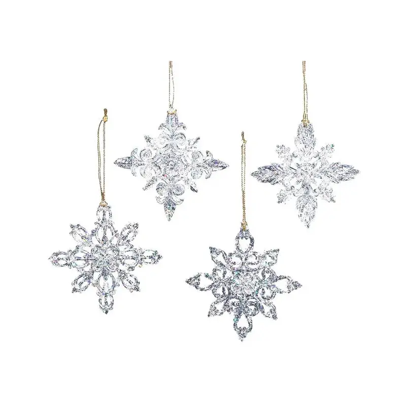 3.5" Acrylic Snowflake Ornament
