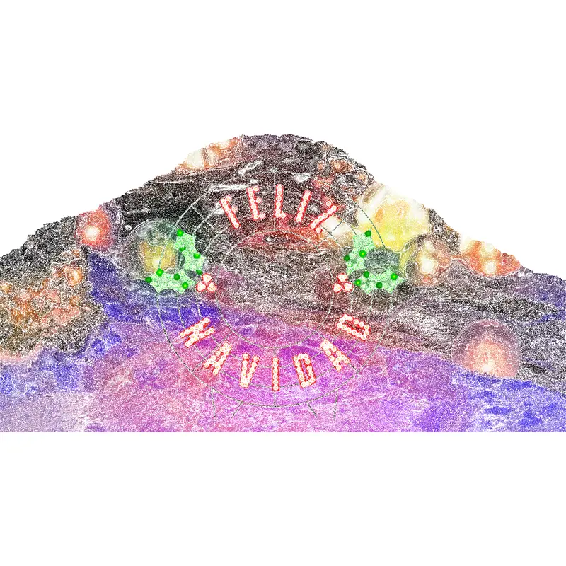 40" Feliz Navidad LED Yard Wreath