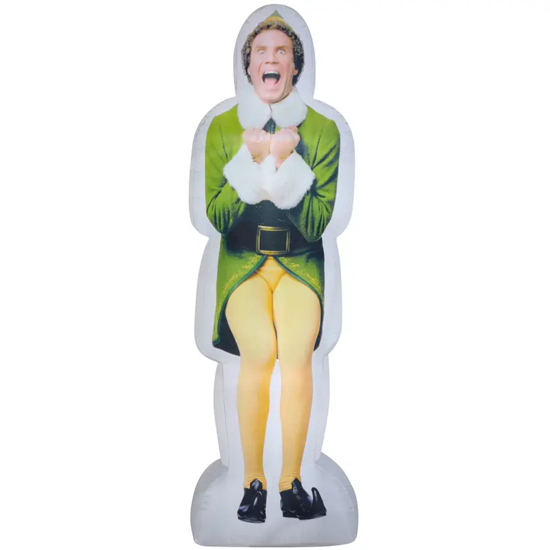 6' Airblown Photorealistic Buddy the Elf Inflatable