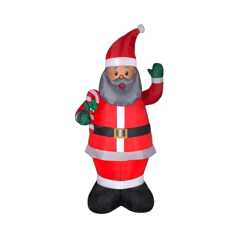 7.5' Gemmy Airblown Inflatable African American Santa