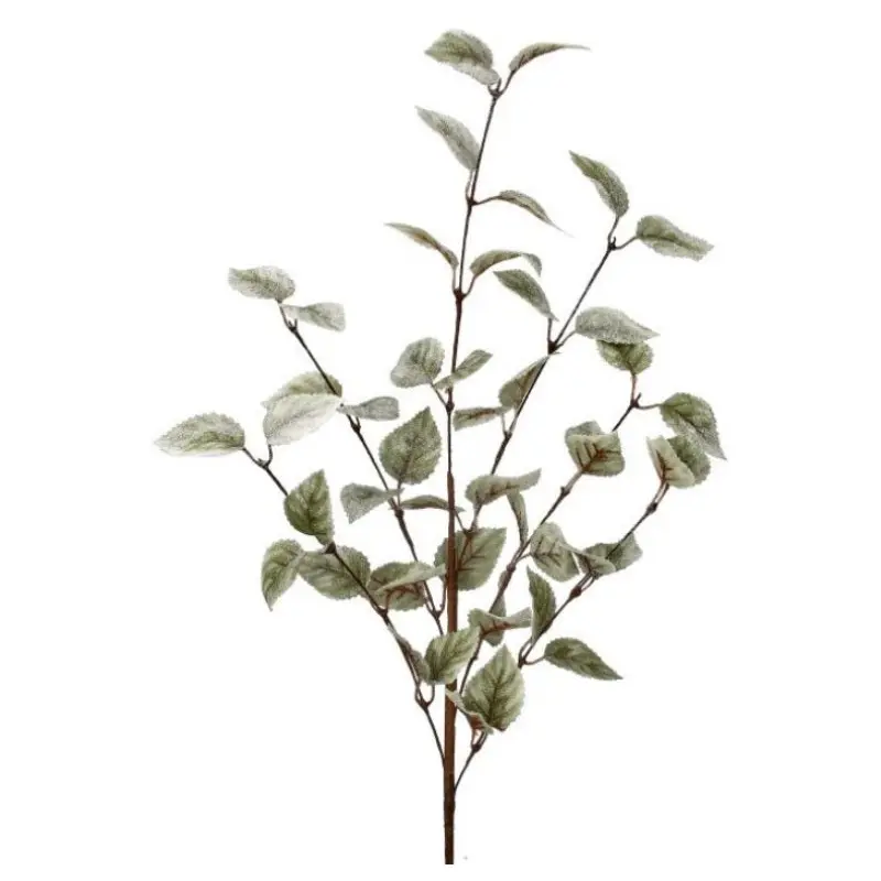 32" Frosted Mini Aspen Leaf Spray