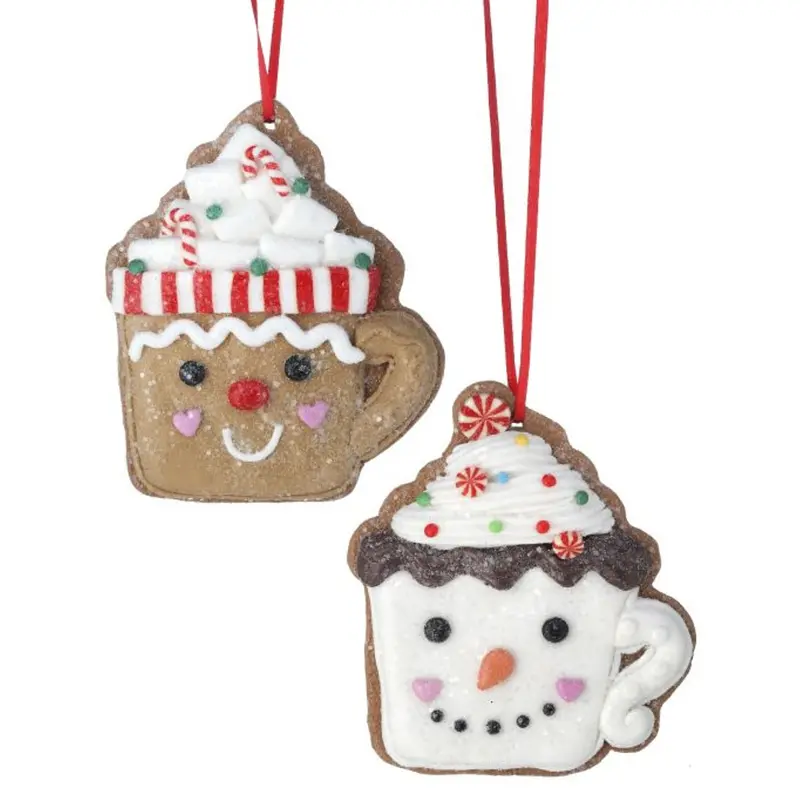 4" Cocoa Cup Cookie Ornament