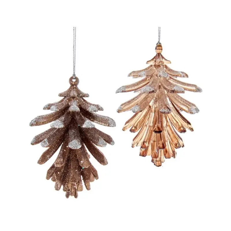 4" Natural Brown Pine Cone Ornament
