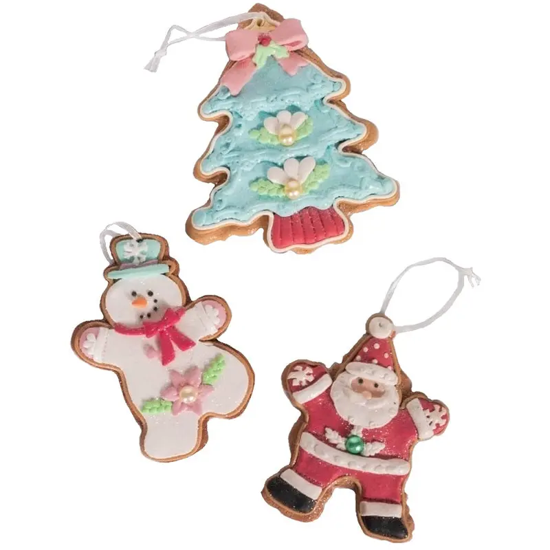 5" Clay Dough Holiday Cookie Ornament