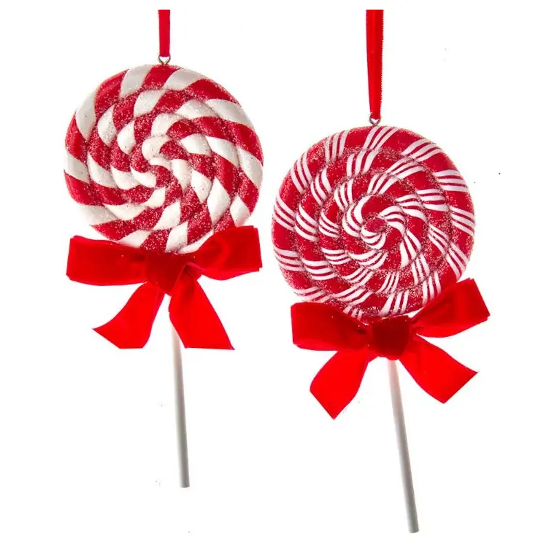 6.3" Peppermint Stripe Lollipop Ornament