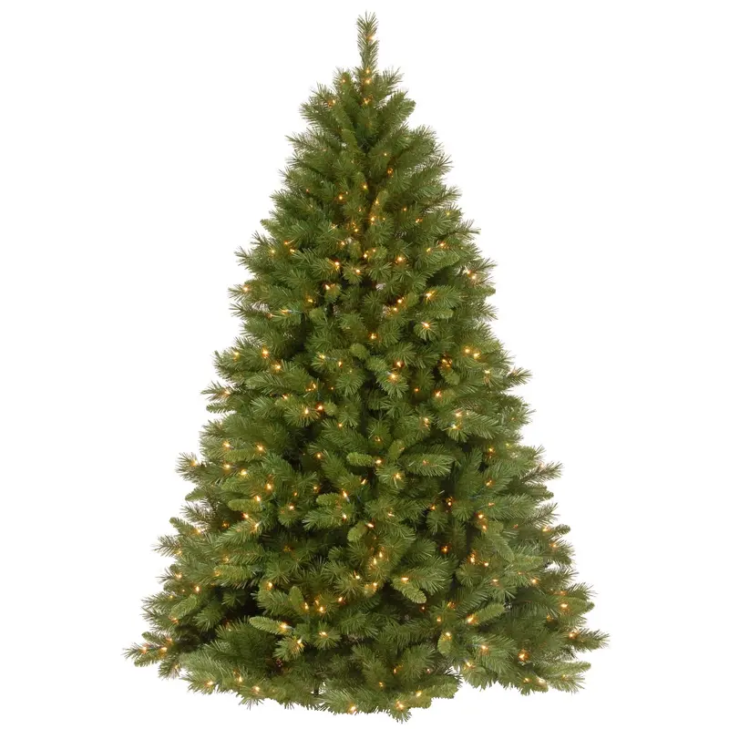 6.5' New Carrington Instant Lite Pole Pre-Lit Artificial Christmas Tree