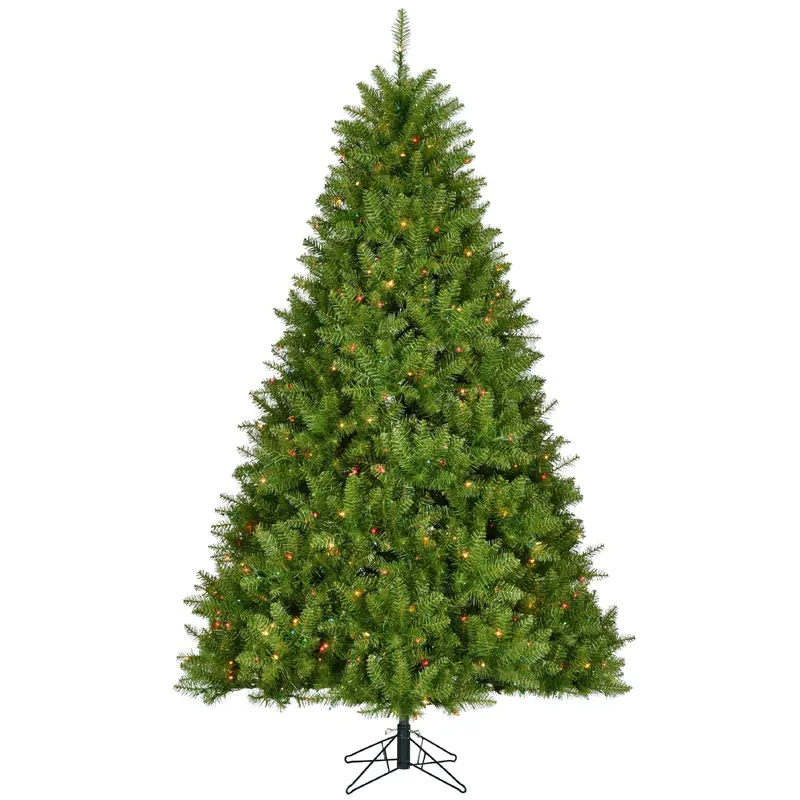 7.5' New Carrington Instant Lite Pole Pre-Lit Artificial Christmas Tree