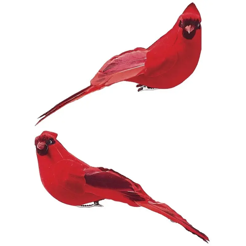 7" Clip-On Cardinal Ornament