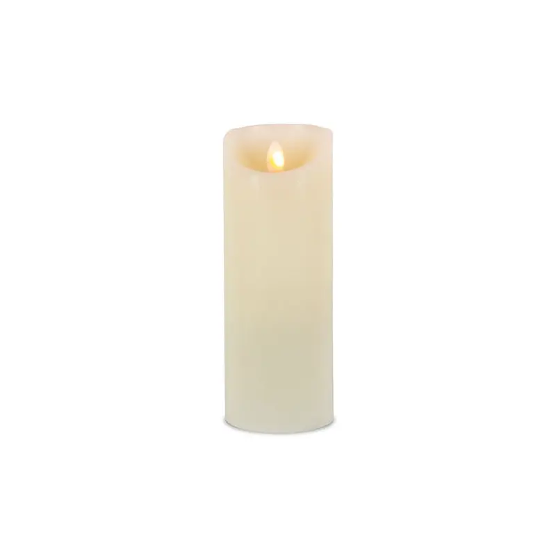8" Flameless LED Wax Candle Light with Timer