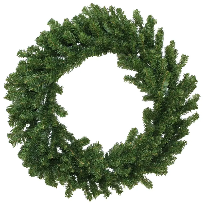 Canadian Pine Non-Lit Artificial Christmas Wreath