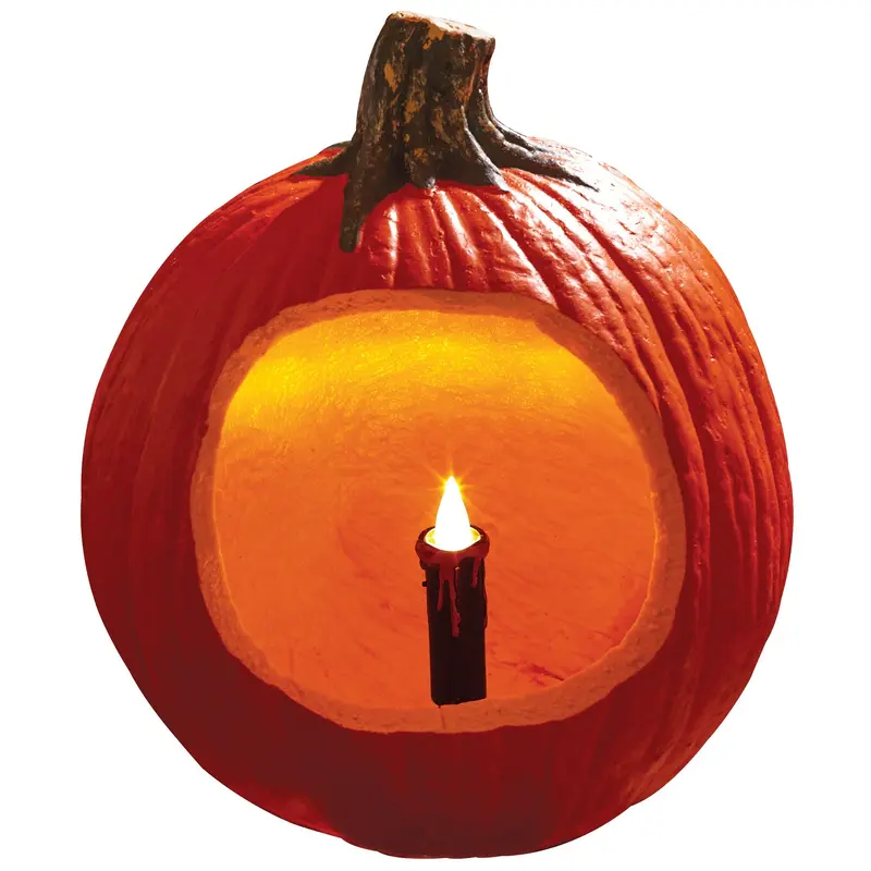 3" LED Flicker Candle for Pumpkins