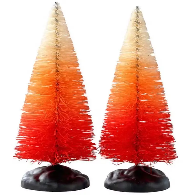 Lemax Spooky Town Autumn Sunrise Tree, Small, Set of 2 #24006