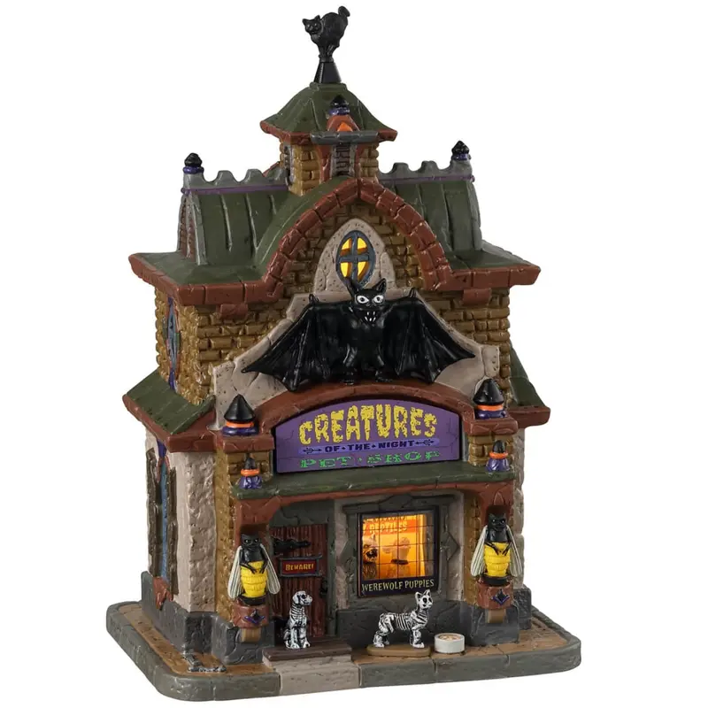 Lemax Spooky Town Creature of the Night Pet Shop #35013