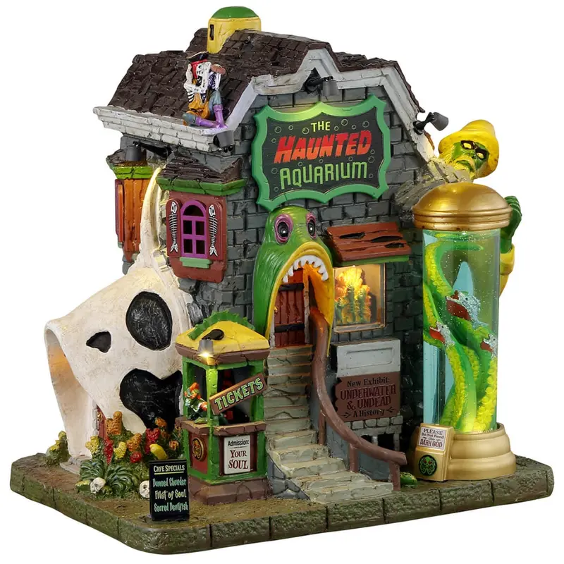 Lemax Spooky Town Haunted Aquarium #35001