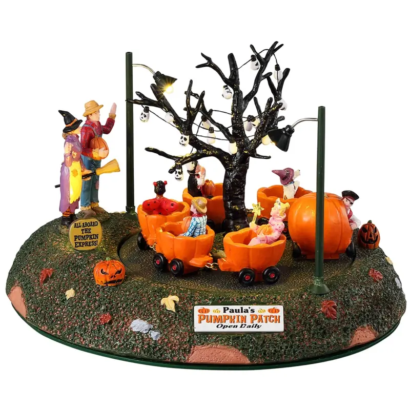 Lemax Spooky Town Pumpkin Patch Train #34061