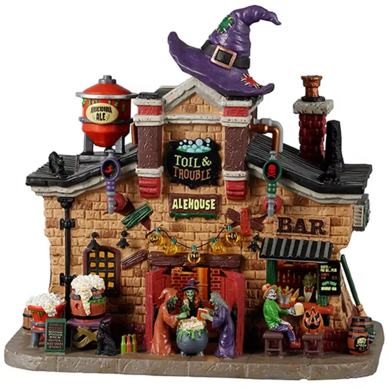 Lemax Spooky Town Toil & Trouble Alehouse #25852