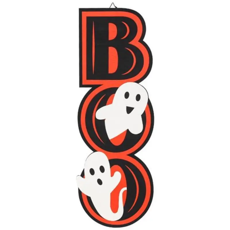 20" Felt Boo Wall Hanging Decoration