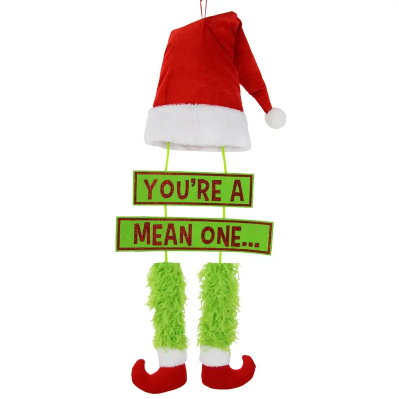 29" You're a Mean One Grinch Hanging Decoration