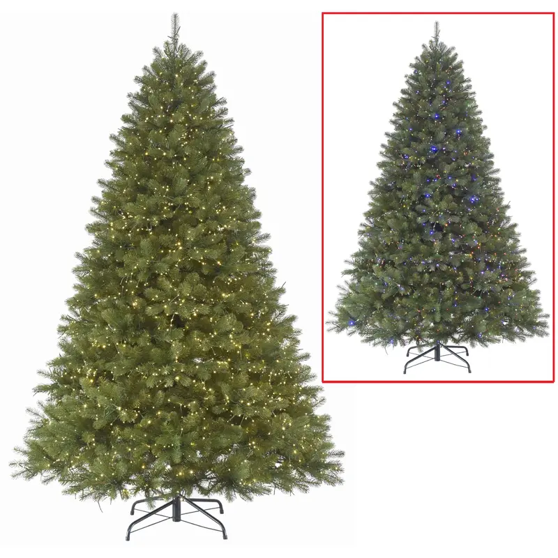 Douglas Fir Dual Color Galaxy LED Pre-Lit PowerConnect Artificial Christmas Tree