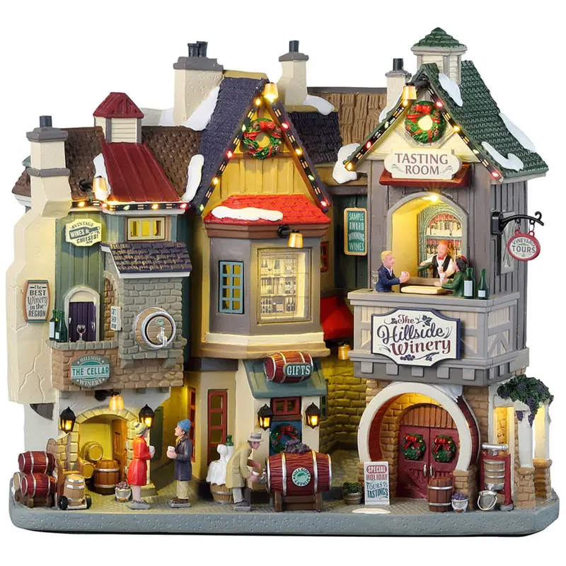 Lemax Caddington Village Facade: The Hillside Winery #35027