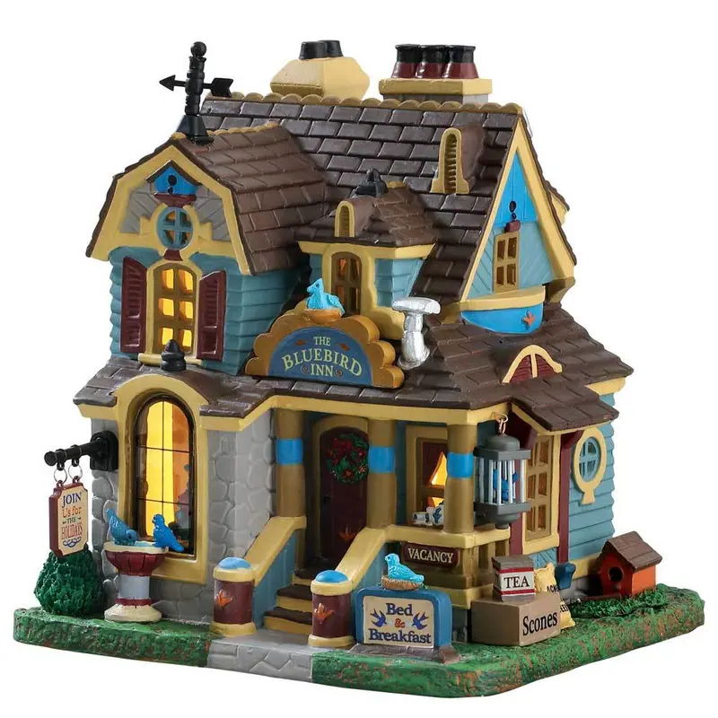 Lemax Caddington Village Lighted Building: Bluebird Inn #75239
