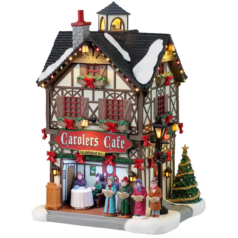 Lemax Caddington Village Lighted Building: Caroler's Caf #35024