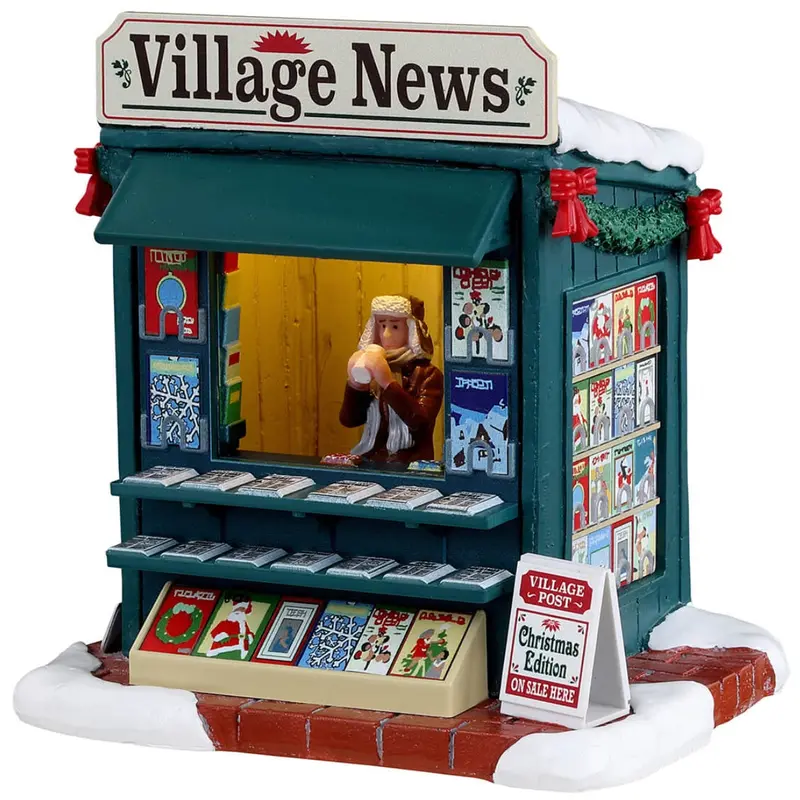 Lemax Caddington Village Table Piece: Good News Day #34088