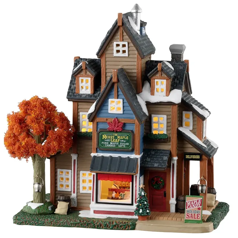 Lemax Harvest Crossing Lighted Building: The Merry Maple Leaf #35053