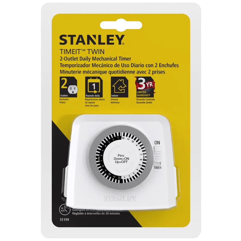 Stanley TimeIt Twin Mechanical Timer