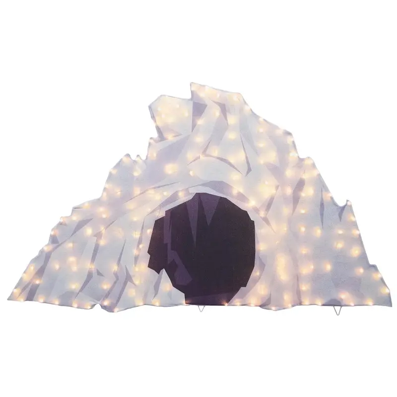 2D Cave Backdrop LED Decoration