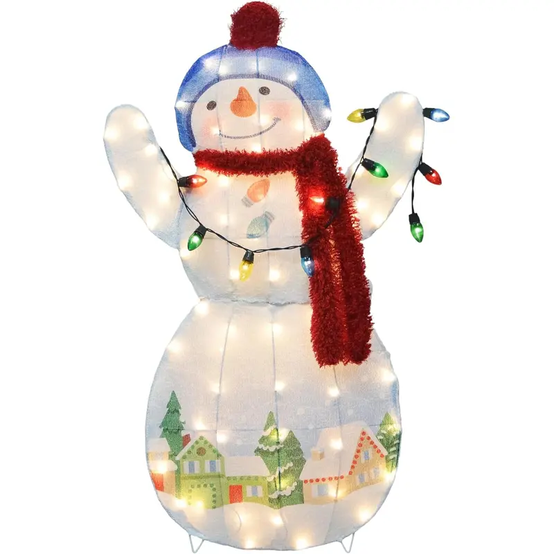 36" Hallmark Keepsakes Snowman LED Yard Decoration