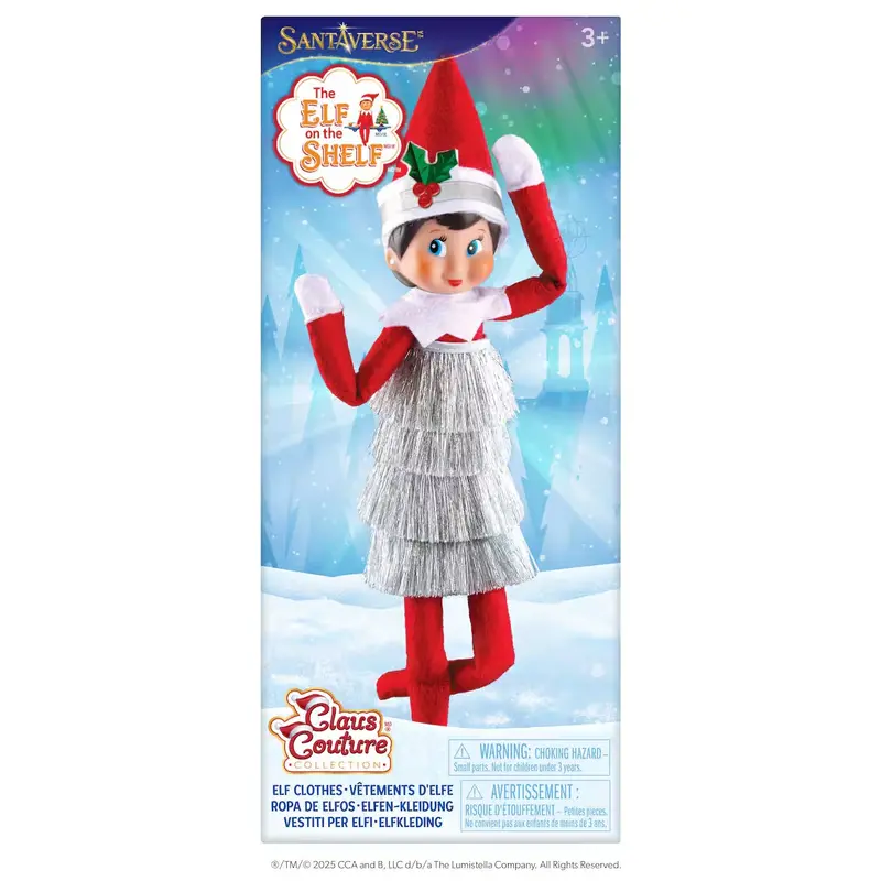 Claus Couture Collection Tiny Tinsel Dress