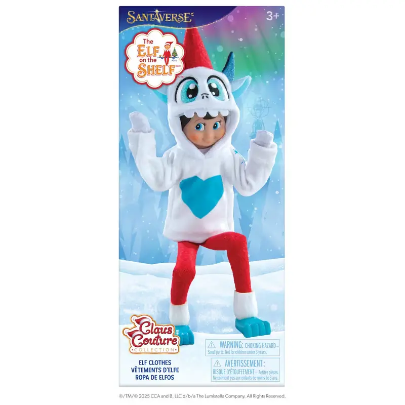 Claus Couture Collection Yeti Hoodie Set