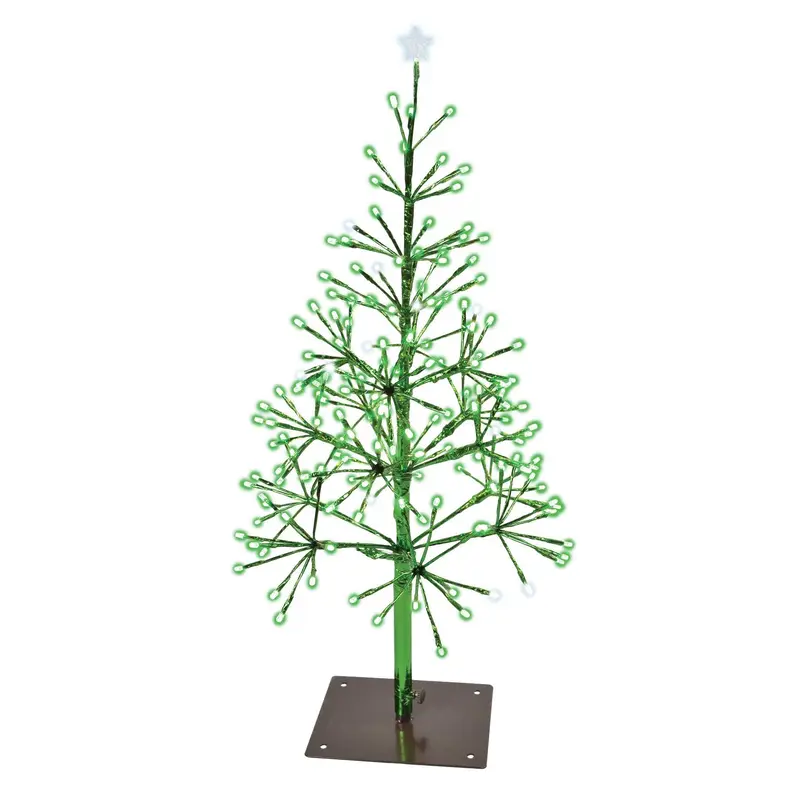 Green Twinkle Shimmering Tree Decoration