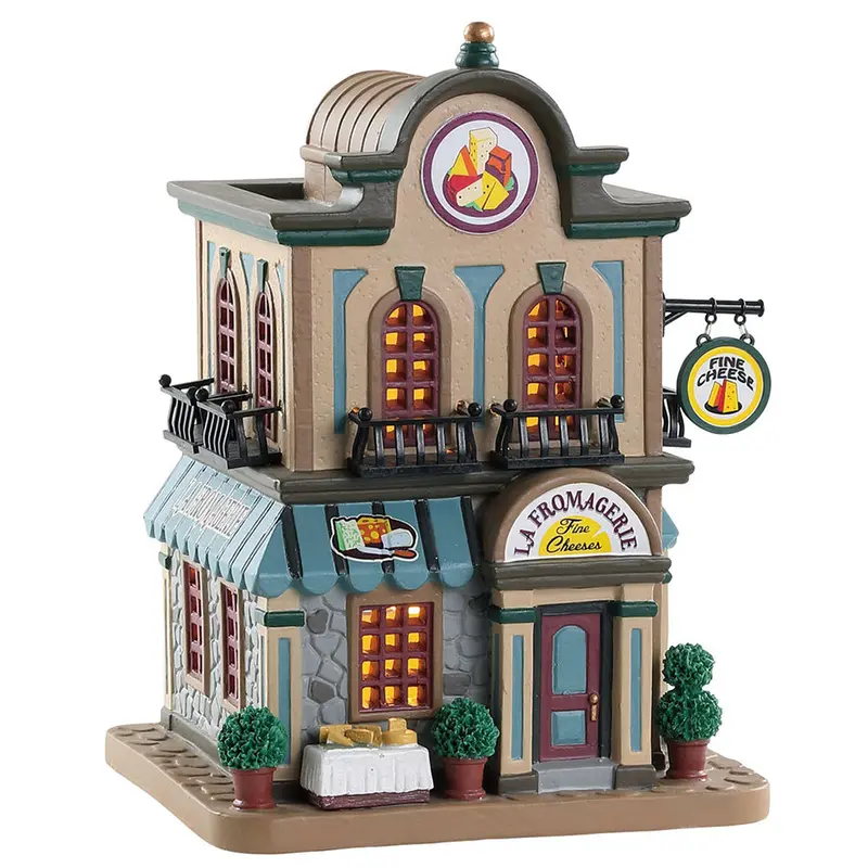 Lemax Caddington Village Lighted Building: La Fromagerie Fine Cheeses #85358
