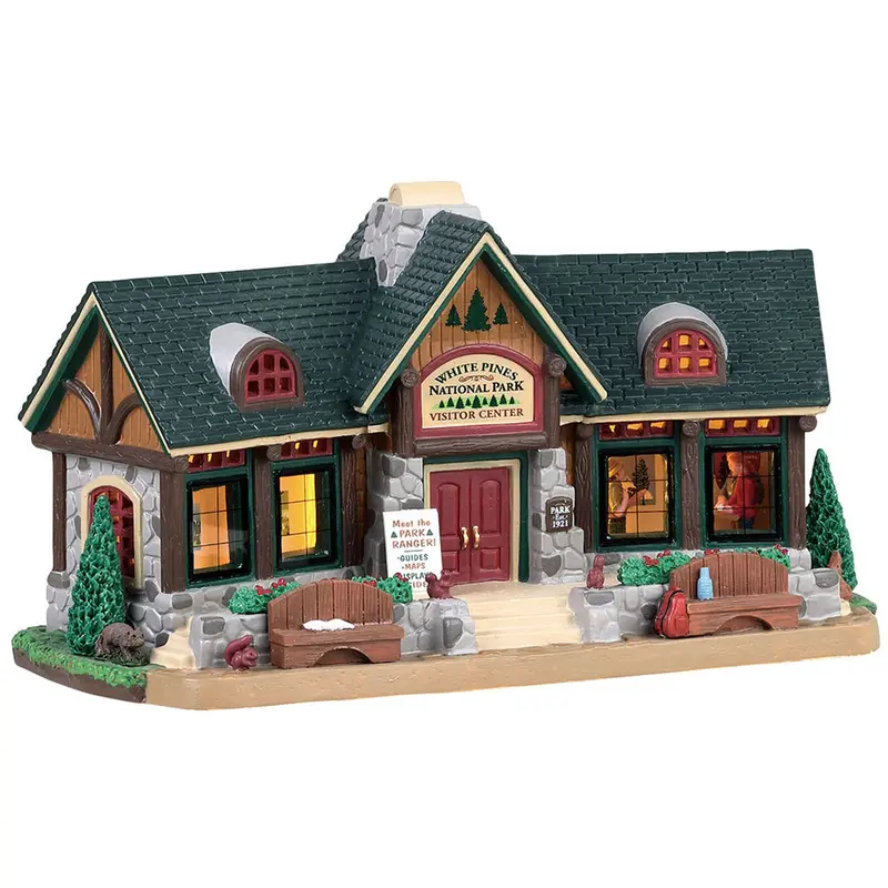Lemax Vail Village Lighted Building: White Pines National Park Visitor Center #85324