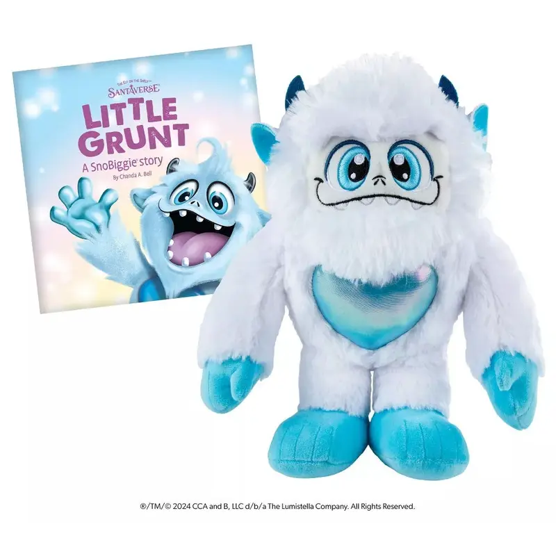 Little Grunt Plush Yeti and Book