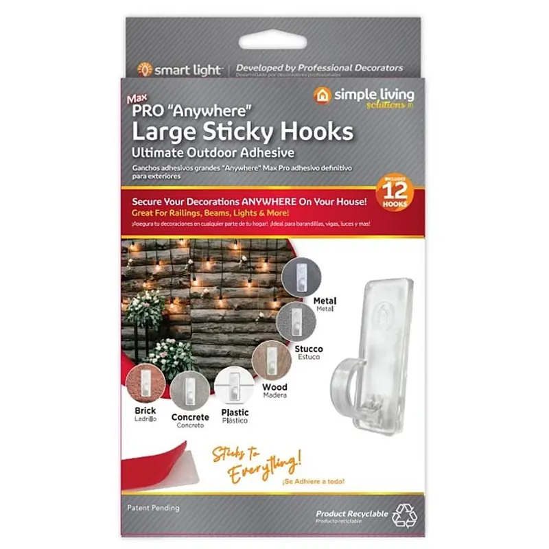 Pro "Anywhere" Large Sticky Hooks (12-Pack)