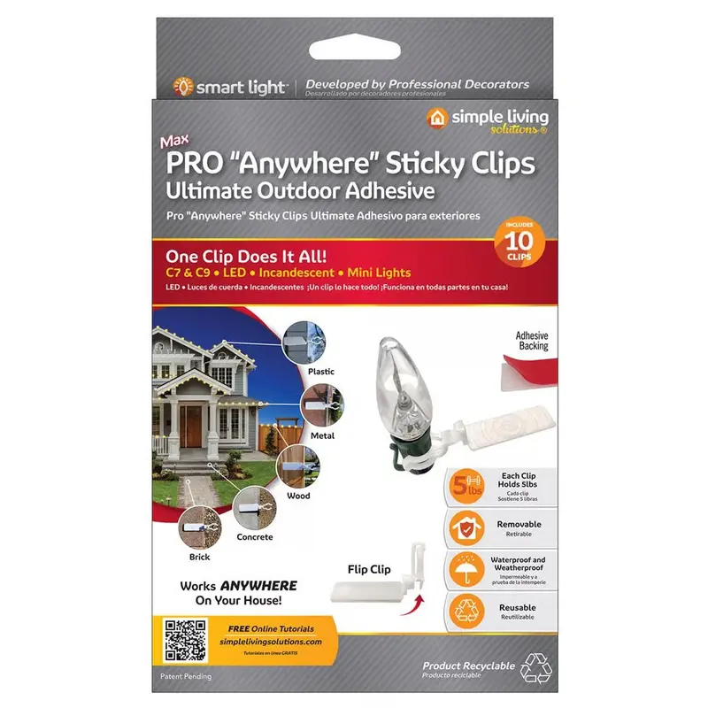 Pro Anywhere Sticky Clips (Pack of 10)