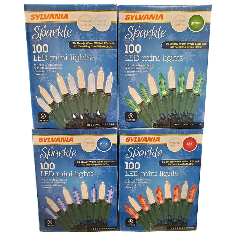 Set of 100 Sparkle LED Mini Lights