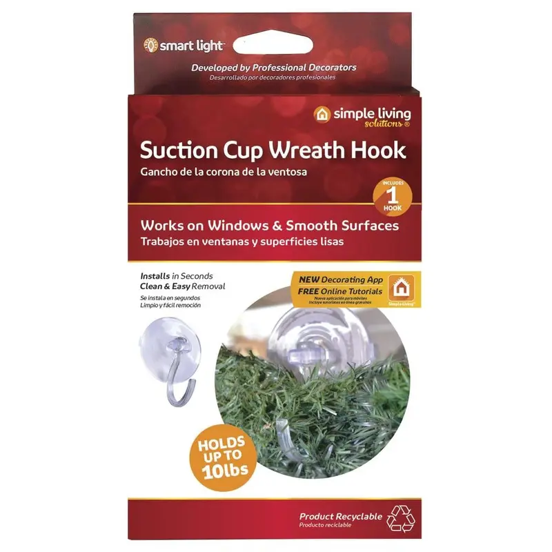 Suction Cup Wreath Hook