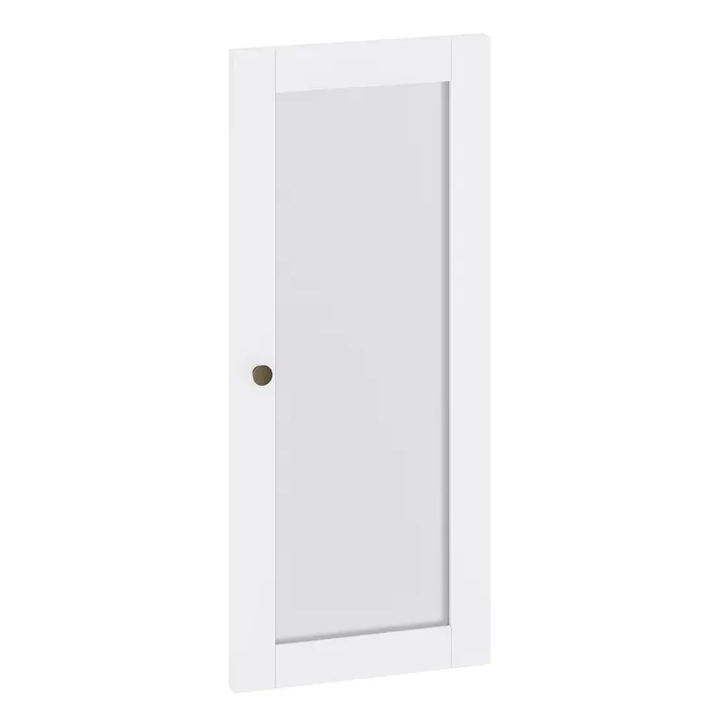 100% Solid Wood Modular Frosted Glass Door Kit
