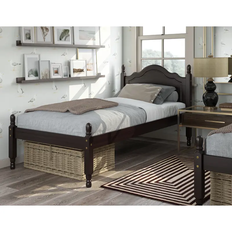 100% Solid Wood Reston Twin Bed