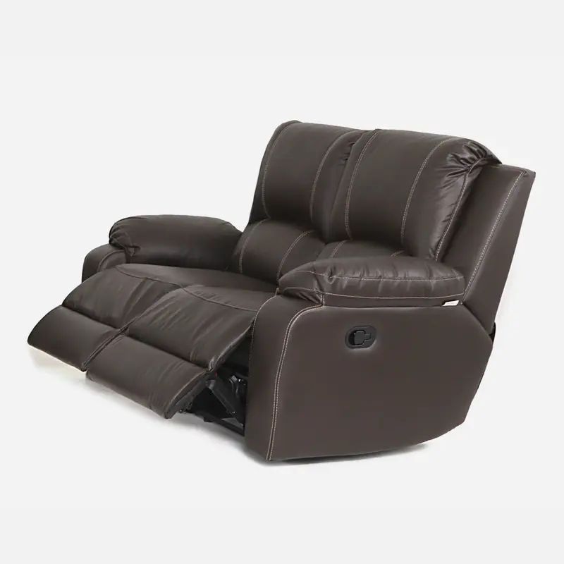 2 Division 2 Act Recliner Paloma Genuine Leather Brown