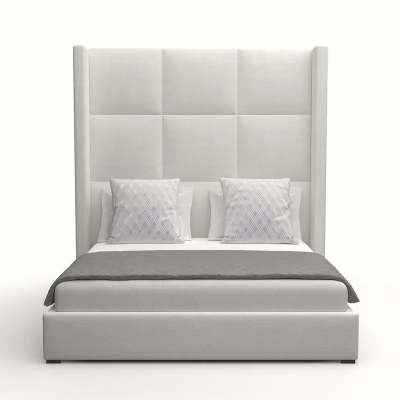 Aylet Square Tufted Height Bed