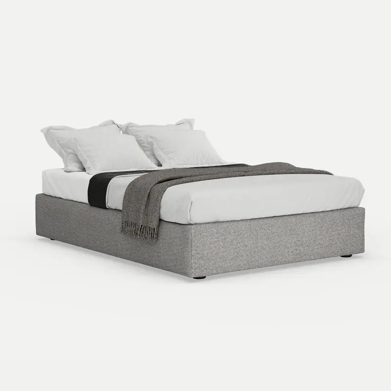 Bed Base Letta Queen - Smoke