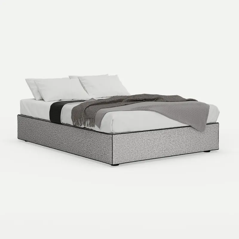 Bed Base Penelope Double - Grizzle Grey