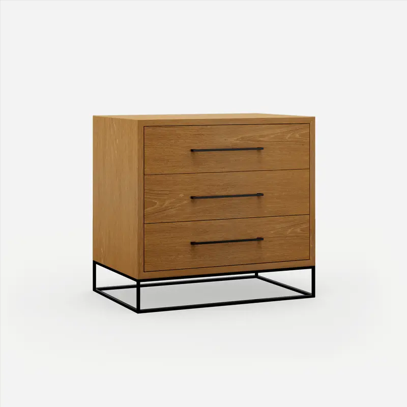 3 Drawer Server Thora Walnut Finish