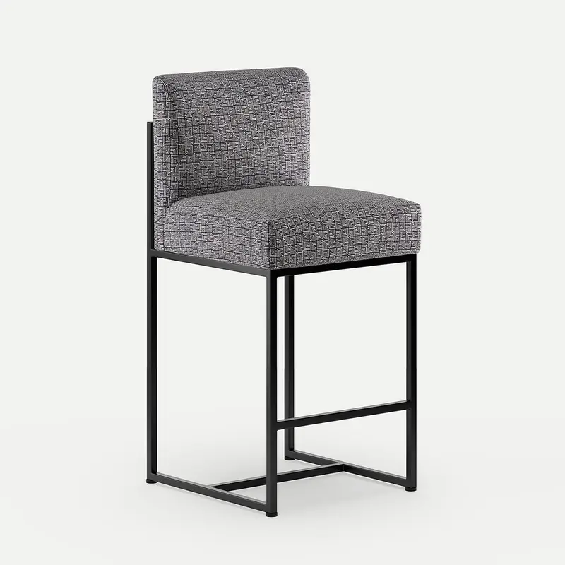 Bar Stool Leon Burnt Brown